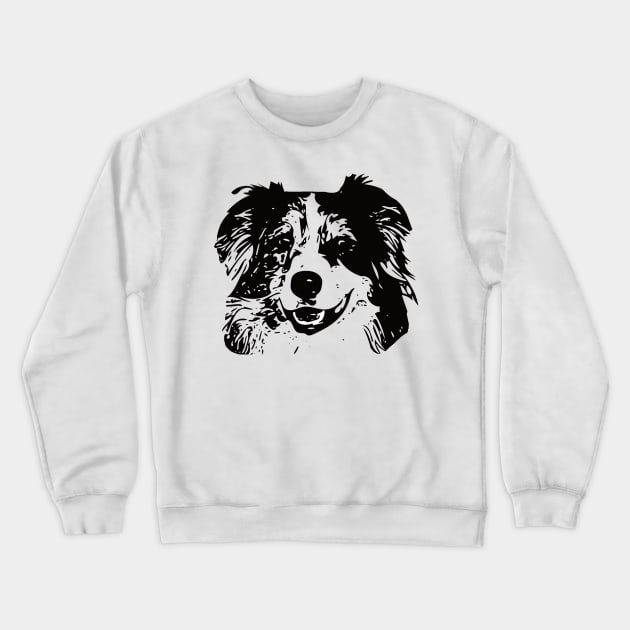 Australian Shepherd Dog Aussie Crewneck Sweatshirt by DoggyStyles
